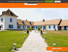 Tablet Screenshot of hotel-maisondulac.com